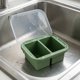 thumbnail image 5 of REGALWOVEN Caja Bento para Adultos, Contenedor de Preparación de Comidas a Prueba de Fugas de Silicona de 500ml para Trabajo y Viajes Verde-1, 5 of 6