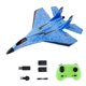 thumbnail image 1 of Avión RC Con Luz Fácil De Controlar 2.4G Planeador RC De 2 Canales Para Niños Adultos Azul, 1 of 3