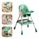 thumbnail image 2 of Silla De Bebe Para Comer Portatil Con Ruedas Kinder Verde, 2 of 2