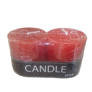 Pack De Velas Rojas 5X5 Cm