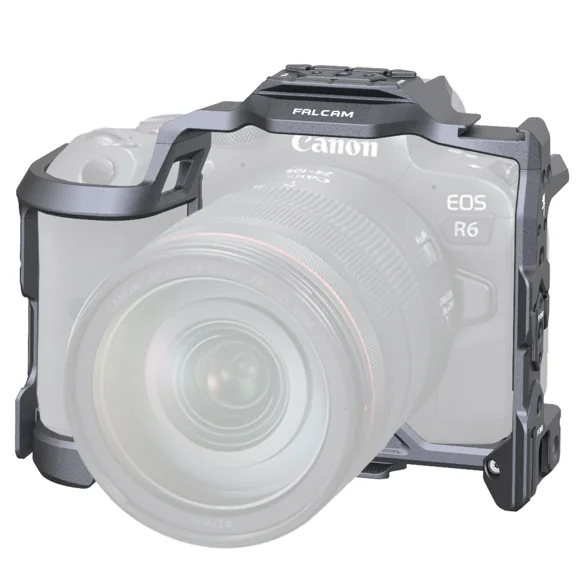 Falcam UL-2634 Carcaza Para Canon R5 y R6 Con Monturas Para Accesorios F22 y F38