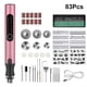 thumbnail image 1 of Bolígrafo De Micrograbado De Mano Rosa Con 83 Accesorios, Herramienta Rotativa Eléctrica Inalámbrica De Tres Velocidades Recargable Por USB Para Proyectos De Bricolaje, 1 of 6