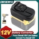 thumbnail image 1 of DM18DW12 Adaptador Convertidor de Batería para De*walt/Mil*wau*kee 18V 20V Batería Li-ion Convertir a para De*walt 12V Herramientas Eléctricas, 1 of 8