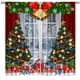 thumbnail image 1 of Cortinas Llylumty con diseño de árbol de Navidad 2 paneles, 1 of 3