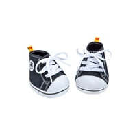 Zapatillas Altas Build A Bear Color Negro Y Blanco