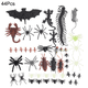 thumbnail image 1 of 44pcs/set Scary Spider Bat Insect Bugs for Halloween Party Decoration and Kids Trick Toy, 1 of 4