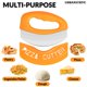 thumbnail image 4 of Cortapizzas Urbanstrive de Acero Inoxidable de Gran Resistencia con Mango Naranja, 4 of 7