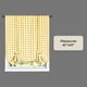 thumbnail image 4 of Cortina de ventana ACHIM Buffalo Check Tieup, 107 x 160 cm, color amarillo a cuadros, 4 of 6