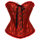 thumbnail image 2 of Corset Estilo Victoriano Con Broches Ajustable Disfraz Mujer rojo L, 2 of 3