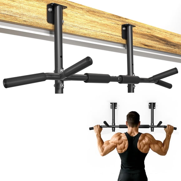 Barra de dominadas ONETWOFIT 107 cm, capacidad 350 lb (159 kg)