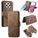 thumbnail image 1 of Funda Billetera Magnética para Xiaomi Redmi 14C Soporte Tarjetas Desmontable Marrón, 1 of 6