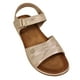 thumbnail image 2 of Sandalia Casual Mujer con Hebilla Ajustable 0520-4 Beige, 2 of 5