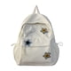 thumbnail image 1 of Y2K Girls Star Pattern Laptop Backpack Teen Student Large Capacity School Bookbag Corduroy Rucksack Double Strap Shoulder Bag, 1 of 3