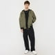 thumbnail image 4 of Chaqueta Hombre Bomber Verde Hoodie Corona, 4 of 5