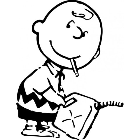 Rienda Libre Graphics - Decomural Bad Charlie Brown Banksy Ws-51319