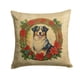 thumbnail image 1 of Cojín Australian Shepherd Christmas, 1 of 6