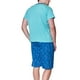 thumbnail image 3 of Pijama Corto Hombre Escote V Turquesa L, 3 of 3