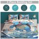 thumbnail image 5 of Squi_rtle Print Bedding Set Pattern Duvet Cove Set3 Pieces Quilt Cover And Pillowcases for Women Men Teens, 5 of 5