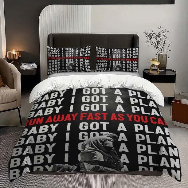 Plan and Escape Pattern Set Soft and Comfortable Bedding Set