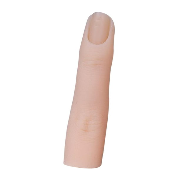 Herramienta de modelo de de uñas de silicona, modelo de falso, herramienta de visualización de manicura de uñas flexible para principiantes Estilo A