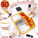 thumbnail image 3 of BuyCard Softball Gifts Makeup Bag with Chenille Letter Patch, 3 of 3