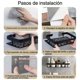 thumbnail image 2 of Repisa Organizador x2 de Cocina y Baño Negro Mate sin Tornillos Resistente Agua y Oxido Figoimport, 2 of 3