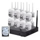 thumbnail image 1 of Kit 8 Cámaras Profesional Ip Audio 355º Colorvu Con Disco Duro  1 Terabyte, 1 of 2