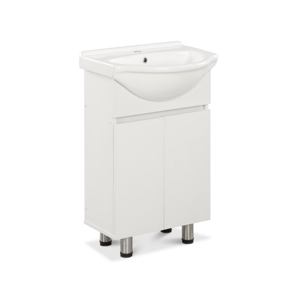 Vanitorio Cannes Melamina 2 Puertas Blanco