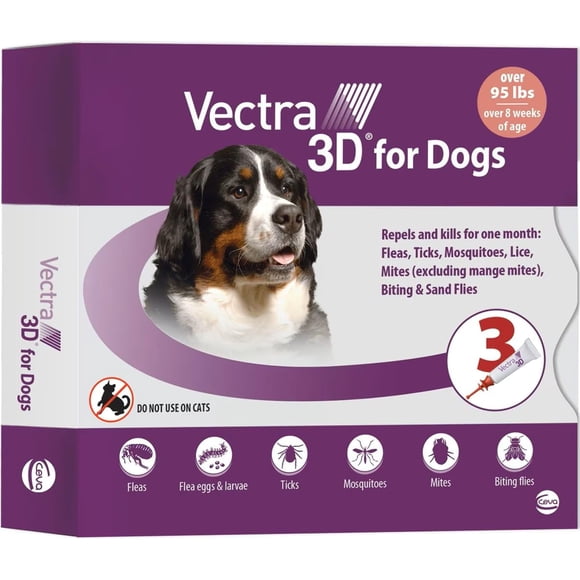 Prevención de pulgas y garrapatas Vectra 3D para perros extra grandes
