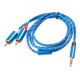 thumbnail image 1 of Extensor Macho De Cable AUX De 3,5 Mm Para Cine En Casa Convencional Para Teléfonos Inteligentes De 1 M, 1 of 5