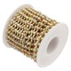 thumbnail image 2 of Crystal AB Rhinestone Cup Cerrar Chain Costura Recortar 10 Yardas SS16 Gold, 2 of 5