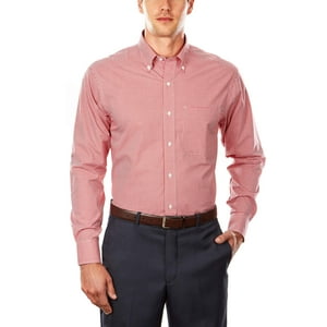 Camisa De Vestir Tommy Hilfiger, Corte Regular, A Cuadros Vichy, No Planchados