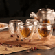 thumbnail image 3 of Juego 4 Tazas Café Vidrio 80ml - Doble Pared, 3 of 4