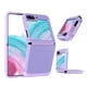 thumbnail image 1 of Funda protectora de una pieza con bisagra y color de contraste para Z flip6 y Z flip5/4, con armadura SGP, 1 of 5