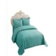 thumbnail image 2 of Cubrecama De Verano Quilt 1 5 Plazas Con Pompon Color Turquesa, 2 of 4