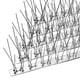 thumbnail image 1 of Kit de púas antipalomas de acero inoxidable OFFO de 3,1 m para cercas, 1 of 7