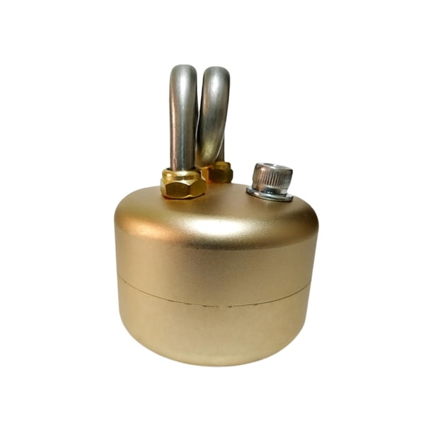 Quemador de Espíritu Horno de Alcohol Ligero Portátil, Horno de Campamento Quemador de Alcohol para Viajes de Barbacoa Turística para El Hogar Al Aire Oro