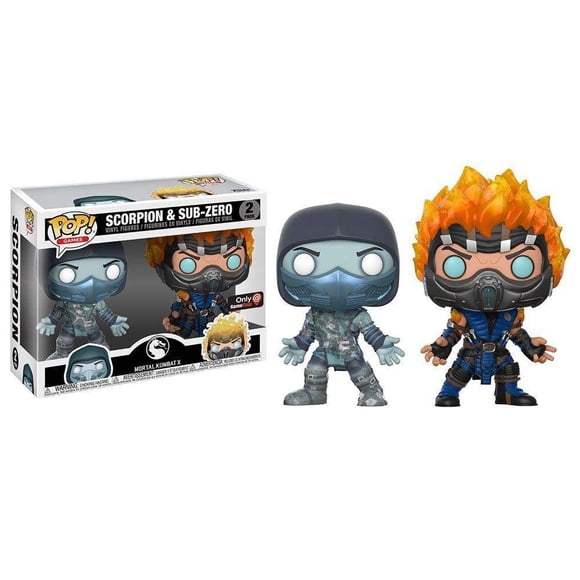 Figura de acción Funko Mortal Kombat Scorpion & Subzero 2 Pack