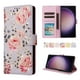 thumbnail image 2 of FOXDOCK Funda Tipo Cartera Floral para Samsung Galaxy S24 Ultra ,Funda con Tapa de Cuero PU, Protección Antigolpes con Ranuras para Tarjetas y Soporte, 2 of 5