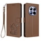 thumbnail image 1 of Funda Volteable tipo Billetera con Correa para Xiaomi POCO M8 Pro 5G, Marrón, 1 of 6