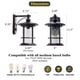 thumbnail image 2 of Luz de Pared MICSIU 32 cm Bronce 100 W Máx, 2 of 8