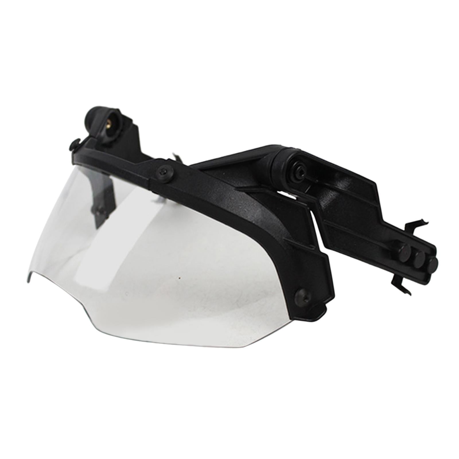 Magideal - Casco Antiniebla, Gafas Op, Accesorios Para Gafas, Protección Rápida Mich, Gafas De Seguridad Antivaho Divididas Ajustables Para Halloween Cs , Negro B B Negro