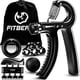 thumbnail image 1 of Fortalecedor de agarre para manos FitBeast, paquete de 5 unidades, resistencia ajustable, 1 of 5
