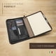 thumbnail image 3 of Portafolio Maruse Premium de piel negra para hombres/mujeres, 3 of 8