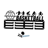 Ioensy - Estante Para Colgar Medallas De Baloncesto Negro Para Placas De Gimnasia Inicio