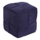 thumbnail image 1 of Taburete otomano reposapiés, asiento moderno para niños, taburete otomano estable para pies, taburete pequeño para casa, apartamento, sala de juegos, azul oscuro, 1 of 5