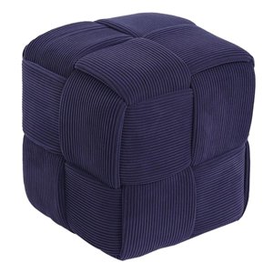 Magideal - Taburete Otomano Reposapiés, Asiento Moderno Para Niños, Taburete Otomano Estable Para Pies, Taburete Pequeño Para Casa, Apartamento, Sala De Juegos, Azul Oscuro