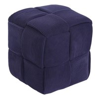 Magideal - Taburete Otomano Reposapiés, Asiento Moderno Para Niños, Taburete Otomano Estable Para Pies, Taburete Pequeño Para Casa, Apartamento, Sala De Juegos, Azul Oscuro