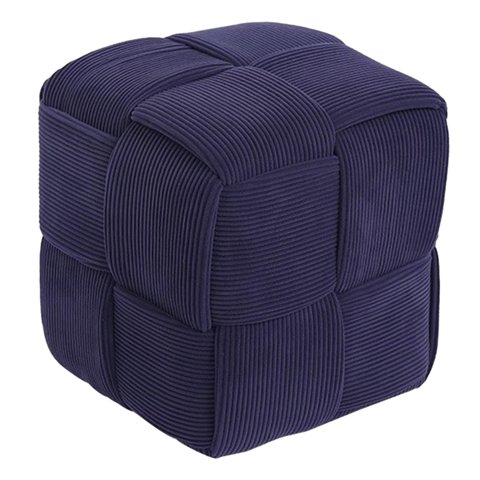 Magideal - Taburete Otomano Reposapiés, Asiento Moderno Para Niños, Taburete Otomano Estable Para Pies, Taburete Pequeño Para Casa, Apartamento, Sala De Juegos, Azul Oscuro