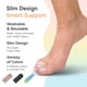thumbnail image 5 of Corrector De Dedos Para Mujeres Y Hombres 4 Unidades (pequeño Beige), 5 of 9